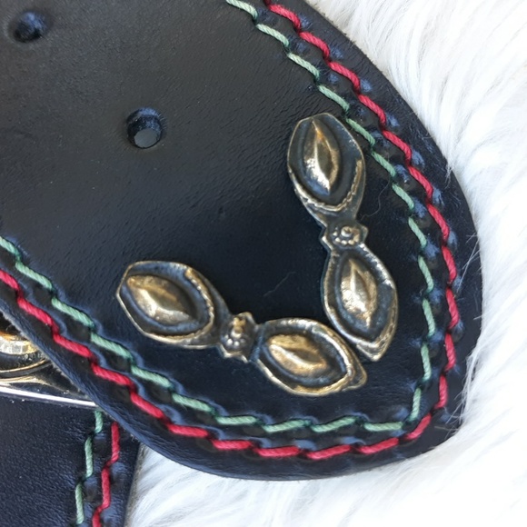 VTG EUC LA SQUADRA LEATHER SLING BELT - Picture 5 of 9